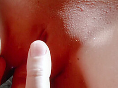 Sexy Blonde Giving Her Ass On The Beach