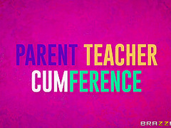 Parent Teacher Cumference With Johnny Sins, Ariella Ferrera, Nicolette Shea - Brazzers