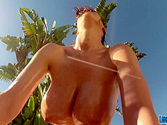 Lana Kendrick - Patriotic Hot Tub Gopro 1