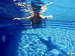 Terri Jane - Big Tit Goes Skinny Dipping In The Nude