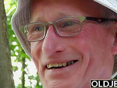 Naughty Teen 18+ Ass Spanking By Grandpa And Kissing Fucked