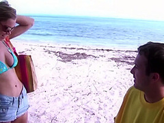 Ivana Bianchi, Bee F And Blonde Women In Banging A Big Booty Blonde Bitch By The Beach With His Big Beautiful Bayonet