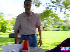 Park Bench Fun - RealityKings with Bambino, Jade Amber