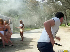 Slut Spill With Bridgette B, James Deen, Isis Love - Brazzers