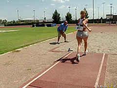 Long Jump On My Cock Please Ma'am With Dylan Riley, Barry Scott - Brazzers