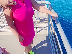 The Stepmom Flashing In A Public Place And Remembers Her Vacation With Her Stepson