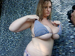 Lana Kendrick - Gold Slate Blue Bikini - 5d 1