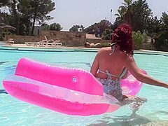 Georgie Darby - Pool Floaties 1 - PinupFiles