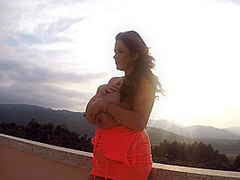 Rachel Aldana - Pink Lace Up Gopro 1
