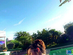 Lana Kendrick - Patriotic Hot Tub 1