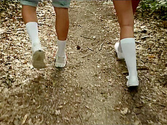 CUCK4K. Husband invited two guys with big dicks to fuck his wife in the forest