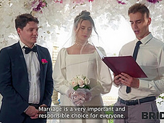 BRIDE4K. A real wedding anal fuck, Bride was nailed by a toastmaster