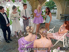 BRIDE4K. A real wedding anal fuck, Bride was nailed by a toastmaster