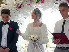 BRIDE4K. A real wedding anal fuck, Bride was nailed by a toastmaster