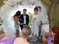 BRIDE4K. A real wedding anal fuck, Bride was nailed by a toastmaster