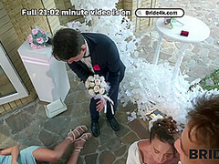 BRIDE4K. A real wedding anal fuck, Bride was nailed by a toastmaster