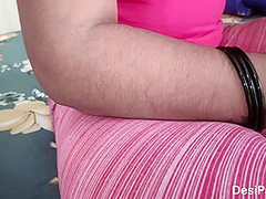 Romantic Love Of Real Life Indian Couple Foreplay Sex