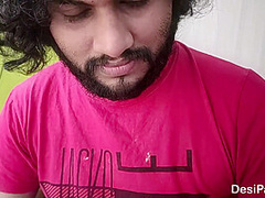 Romantic Love Of Real Life Indian Couple Foreplay Sex