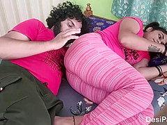 Romantic Love Of Real Life Indian Couple Foreplay Sex