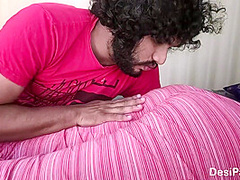 Romantic Love Of Real Life Indian Couple Foreplay Sex