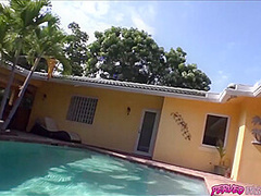 You aint seriously gonna skinny dip here, stepsis?