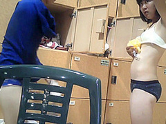 A Hidden Camera Captures Asian Teen's Forbidden Sexual Fantasy