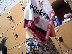 A Hidden Camera Captures Asian Teen's Forbidden Sexual Fantasy