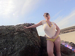Lana Kendrick - Topless Beach 1
