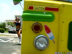 Mount Me In Your Ice Cream Truck Sir With Johnny Sins, Ashli Orion - Brazzers