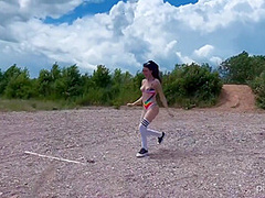 Piss Girl Outside