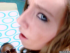 Sexy Brunette Fucked By The Big Black Cock