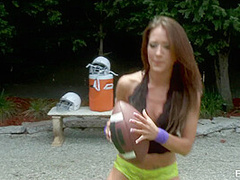 Suck On My Footballs With Johnny Sins, Kayla Paige, Capri Cavanni - Brazzers