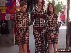 Two Babes And Are Humiliated In Public Crowded Place With Alexa Nasha, Silvia Ruby And Steve Holmes