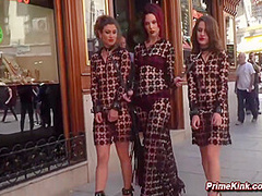 Two Babes And Are Humiliated In Public Crowded Place With Alexa Nasha, Silvia Ruby And Steve Holmes