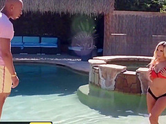 Poolside Fucking With Ricky Johnson And Olivia Austin