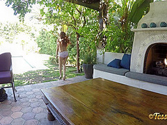 Tessa Fowler - Yellow Lace Bts Gopro 1