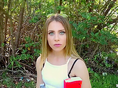 Anya Olsen - Has A Bf But Doesnt Mind Making Some Extra Cash By Flashing Her Ass In Public