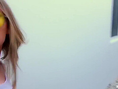 Anya Olsen - Has A Bf But Doesnt Mind Making Some Extra Cash By Flashing Her Ass In Public