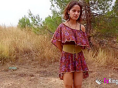 Elena De Vega And Her Naked Date! She Meets And Fucks A Guy At The Countryside With Elena Vega