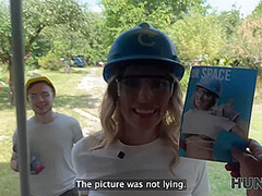 HUNT4K. Hunter seduced a handywoman, her BF caught them and saw Hunter’s cumshot inside her pussy