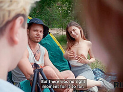 RIM4K. Swap wives, mutual rimming and anal fuck in the forest