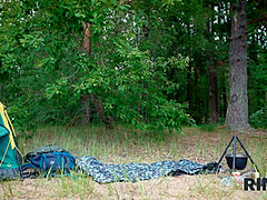 RIM4K. Swap wives, mutual rimming and anal fuck in the forest