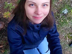 Risky Outdoor Blowjob. We Were Walking In The Park. I Saw A Field. I Decided To Suck A Dick