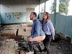 Almost Caught Painting Graffiti. Public Pegging