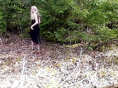 Masturbates In The Woods