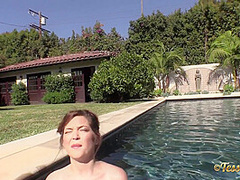 Tessa Fowler - Silver String Bikini 2