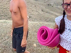 Adult Guys Seduced Two Students 18+ And Fucked Them In The Bushes