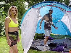 Honour May - Horny Old Man Fucks Two Beautiful chicks All Over The Camping Site