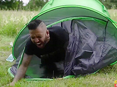 Honour May - Horny Old Man Fucks Two Beautiful chicks All Over The Camping Site