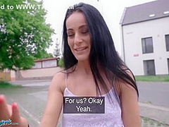 Lexi Dona In Flashes Her Pussy For A Load Of Cash